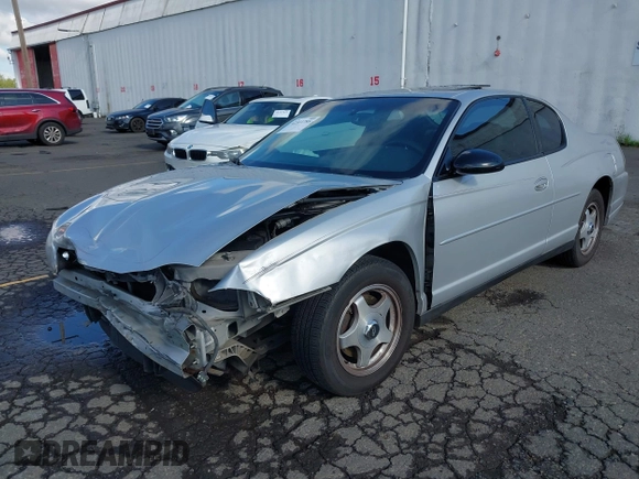 2004 Chevrolet Monte Carlo LS with VIN 2G1WW12EX49331521, listed as a IAAI auction lot 42311785 with 176,344 mi miles and . Bid and sale history available at DreamBid. Image 18.