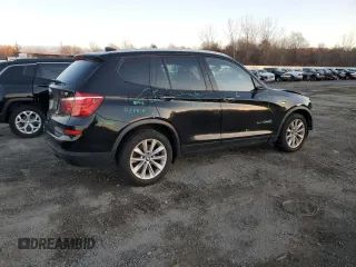2017 BMW X3 xDrive28i with VIN 5UXWX9C58H0T04799, listed as a Copart auction lot 86836454 with 125,992 mi miles and Salvage Title. Bid and sale history available at DreamBid. Image 3.