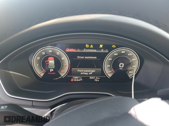 2023 Audi A5 Sportback S line Premium Plus with VIN WAUFACF59PA063160, listed as a Copart auction lot 50547735 with 12,831 mi miles and Salvage Title. Bid and sale history available at carsss.com. Image 9.