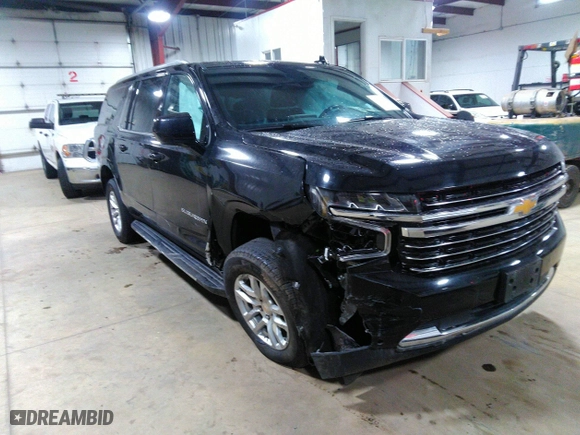 2024 Chevrolet Suburban LT with VIN 1GNSKCKD0RR129408, listed as a IAAI auction lot 41752828 with 39,426 mi miles. Bid and sale history available at carsss.com. Image 1.