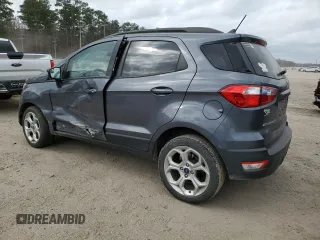 2021 Ford EcoSport SE with VIN MAJ3S2GEXMC439690, listed as a Copart auction lot 47822895 with 8,869 mi miles and Salvage Title. Bid and sale history available at carsss.com. Image 2.