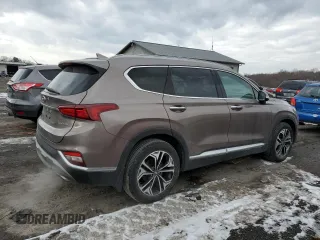 2019 Hyundai Santa Fe Limited z VIN 5NMS5CAA4KH106358, wystawiony jako Copart lot #88257465 z przebiegiem 141 658 mil mil oraz Szkoda całkowita • Salvage title. Historia ofert i sprzedaży dostępna na DreamBid. Obrazek 3.