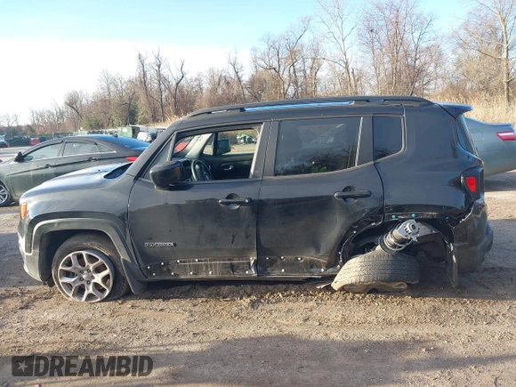 2018 Jeep Renegade Latitude with VIN ZACCJABB7JPH15240, listed as a IAAI auction lot 41727971 with 96,853 mi miles and . Bid and sale history available at carsss.com. Image 14.