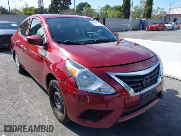 2016 Nissan Versa SV with VIN 3N1CN7APXGL907308, listed as a IAAI auction lot 41904841 with 147,184 mi miles. Bid and sale history available at carsss.com. Image 1.