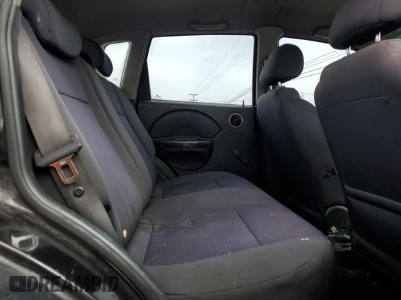2007 Chevrolet Aveo LS with VIN KL1TD666X7B763715, listed as a Copart auction lot 52830185 with 145,828 mi miles and Clean title. Bid and sale history available at DreamBid. Image 11.
