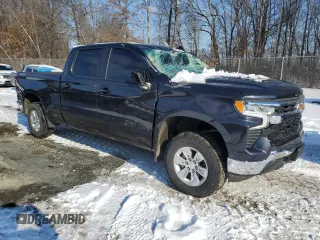 2023 Chevrolet Silverado 1500 LT with VIN 3GCUDDE81PG165217, listed as a Copart auction lot 86384424 with 37,602 mi miles and Salvage Title. Bid and sale history available at carsss.com. Image 4.