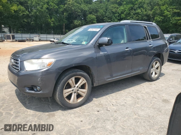 2010 Toyota Highlander Limited with VIN 5TDDK3EH8AS022807, listed as a Copart auction lot 62637455 with 216,398 mi miles and Clean title. Bid and sale history available at DreamBid. Image 1.