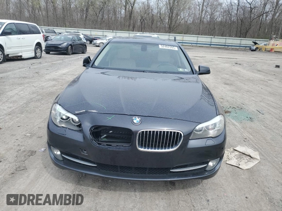 2012 BMW 5 Series 535i xDrive with VIN WBAFU7C55CDU64572, listed as a Copart auction lot 52482265 with 142,847 mi miles and Salvage Title. Bid and sale history available at carsss.com. Image 5.