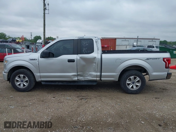 2015 Ford F-150 XL with VIN 1FTEX1C8XFKD19587, listed as a IAAI auction lot 42315673 with 220,319 mi miles and . Bid and sale history available at DreamBid. Image 14.