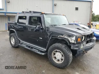 2006 Hummer H2 with VIN 5GRGN22U76H100682, listed as a Copart auction lot 78807814 with 238,798 mi miles and Salvage Title. Bid and sale history available at carsss.com. Image 4.