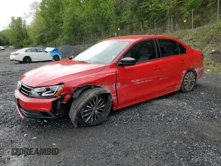2016 Volkswagen Jetta Sport with VIN 3VWB17AJ9GM406059, listed as a Copart auction lot 56012585 with 127,949 mi miles and Salvage title. Bid and sale history available at DreamBid. Image 1.