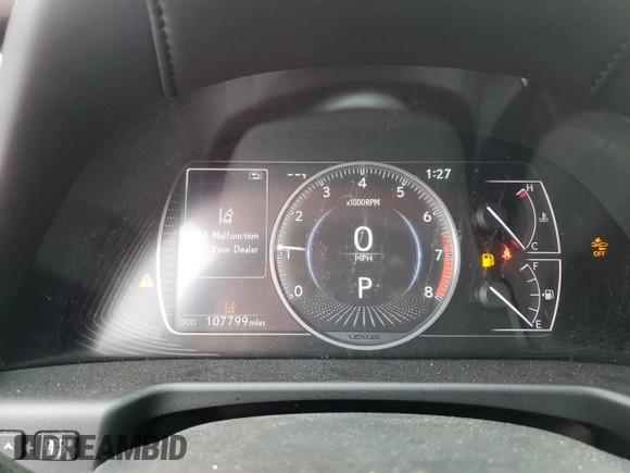 2021 Lexus ES with VIN 58ACZ1B13MU095249, listed as a Copart auction lot 45303775 with 107,799 mi miles and Salvage Title. Bid and sale history available at carsss.com. Image 9.