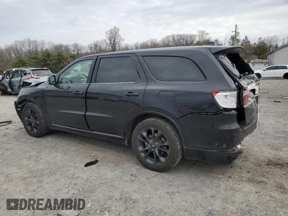 2021 Dodge Durango R/T with VIN 1C4SDJCT4MC558155, listed as a Copart auction lot 50747295 with 96,247 mi miles and Salvage Title. Bid and sale history available at DreamBid. Image 2.