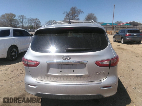 2015 Infiniti QX60 with VIN 5N1AL0MM6FC536804, listed as a IAAI auction lot 41877099 with 129,743 mi miles and . Bid and sale history available at DreamBid. Image 16.