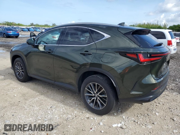 2022 Lexus NX 350 Premium with VIN 2T2GGCEZ7NC015980, listed as a Copart auction lot 61009695 with 49,709 mi miles and Salvage title. Bid and sale history available at DreamBid. Image 2.