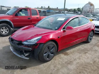 2020 Tesla Model 3 Long Range with VIN 5YJ3E1EB6LF649824, listed as a IAAI auction lot 41766020 with 71,230 mi miles. Bid and sale history available at carsss.com. Image 20.