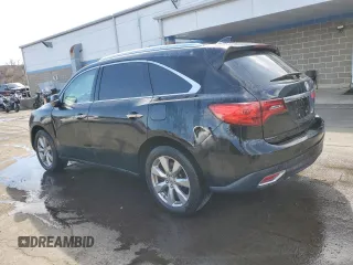 2014 Acura MDX Advance with VIN 5FRYD4H83EB041321, listed as a Copart auction lot 53057295 with Not Provided miles and Salvage Title. Bid and sale history available at DreamBid. Image 2.
