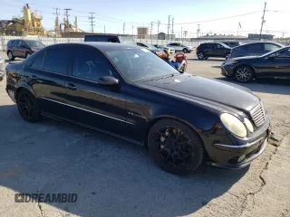 2004 Mercedes-Benz E 55 AMG with VIN WDBUF76J54A560975, listed as a Copart auction lot 68046383 with 155,132 mi miles and Salvage Title. Bid and sale history available at DreamBid. Image 4.