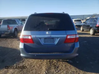 2005 Honda Odyssey TOURING with VIN 5FNRL38875B129436, listed as a Copart auction lot 89017365 with 0 mi miles and Salvage Title. Bid and sale history available at carsss.com. Image 6.