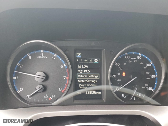 2018 Toyota RAV4 LE with VIN JTMBFREV3JJ255155, listed as a Copart auction lot 48873955 with 28,836 mi miles and Salvage Title. Bid and sale history available at carsss.com. Image 9.