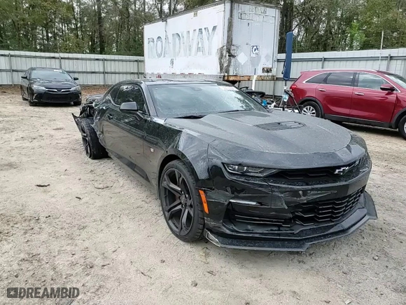 2022 Chevrolet Camaro 2SS with VIN 1G1FH1R72N0108063, listed as a Copart auction lot 50100645 with 22,502 mi miles and Salvage Title. Bid and sale history available at carsss.com. Image 10.