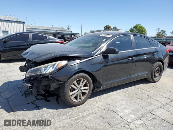 2017 Hyundai Sonata 2.4L with VIN 5NPE24AF0HH595084, listed as a Copart auction lot 52703015 with 178,367 mi miles and Salvage Title. Bid and sale history available at carsss.com. Image 1.