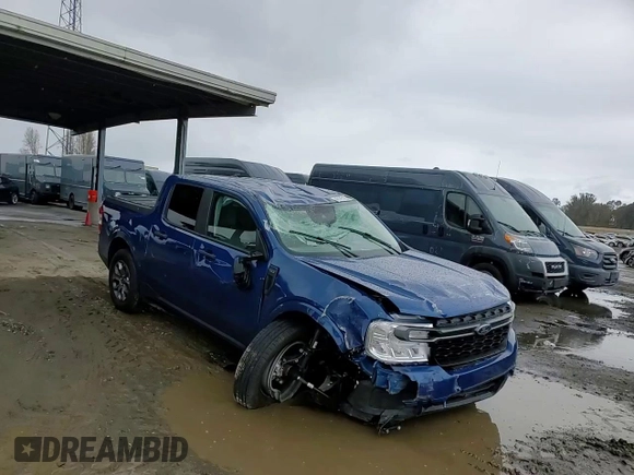 2023 Ford Maverick XL with VIN 3FTTW8E32PRA37588, listed as a Copart auction lot 49145195 with 9,946 mi miles and Salvage Title. Bid and sale history available at DreamBid. Image 10.