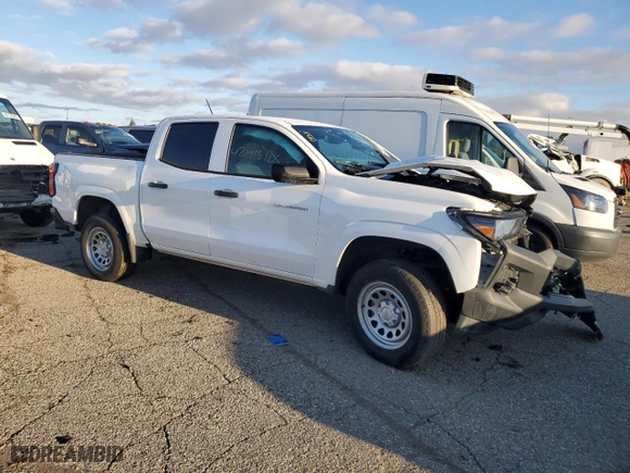 2023 Chevrolet Colorado 2WD Work Truck with VIN 1GCGSBECXP1207099, listed as a Copart auction lot 42418105 with 0 mi miles and Clean Title. Bid and sale history available at carsss.com. Image 4.