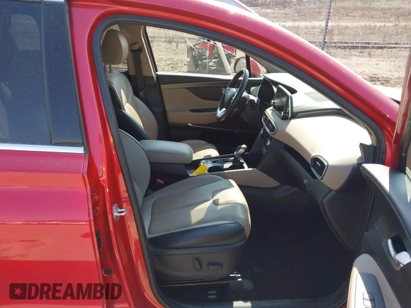 2020 Hyundai Santa Fe Limited with VIN 5NMS5CAA7LH222221, listed as a IAAI auction lot 41775537 with 64,519 mi miles. Bid and sale history available at carsss.com. Image 5.