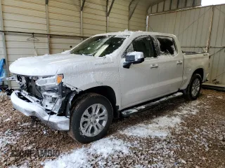 2023 Chevrolet Silverado 1500 LTZ with VIN 2GCUDGED2P1108287, listed as a Copart auction lot 46066515 with 58,722 mi miles and Salvage Title. Bid and sale history available at carsss.com. Image 1.