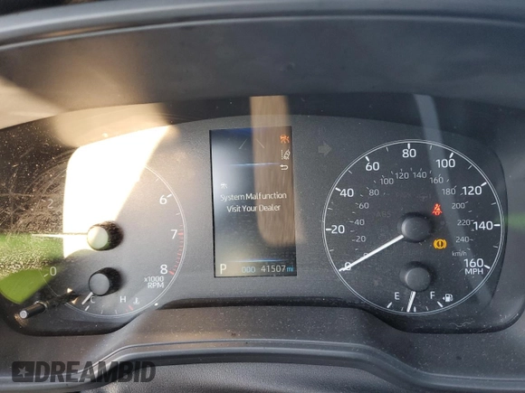 2023 Toyota Corolla LE with VIN JTDB4MEE2P3008859, listed as a Copart auction lot 87592655 with 41,507 mi miles and Salvage Title. Bid and sale history available at DreamBid. Image 9.