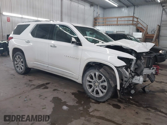 2020 Chevrolet Traverse Premier with VIN 1GNEVKKW9LJ220148, listed as a IAAI auction lot 41480192 with 69,290 mi miles. Bid and sale history available at carsss.com. Image 1.