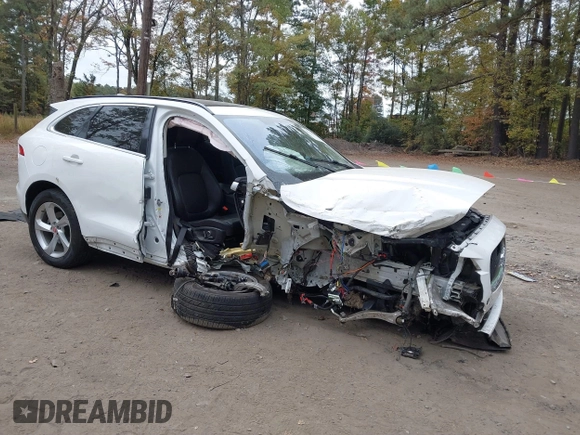 2019 Jaguar F-Pace 25t Premium with VIN SADCJ2FX3KA368653, listed as a IAAI auction lot 40724701 with 23,554 mi miles and . Bid and sale history available at DreamBid. Image 1.