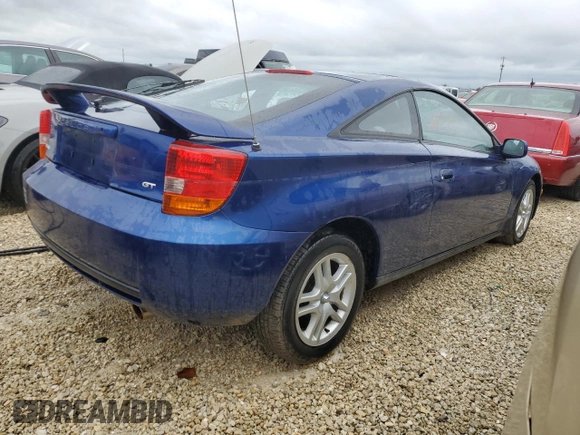 2000 Toyota Celica GT z VIN JTDDR32T2Y0052502, wystawiony jako Copart lot #74485804 z przebiegiem Nie podano mil oraz Nie do naprawy • Non repairable. Historia ofert i sprzedaży dostępna na DreamBid. Obrazek 3.