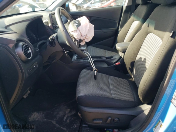 2021 Hyundai Kona SEL Plus with VIN KM8K6CAA8MU610223, listed as a Copart auction lot 47034355 with 70,678 mi miles and Salvage Title. Bid and sale history available at carsss.com. Image 7.