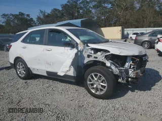 2023 Chevrolet Equinox LS with VIN 3GNAX5EG3PL259279, listed as a Copart auction lot 78233414 with 57,372 mi miles and Salvage title. Bid and sale history available at DreamBid. Image 4.