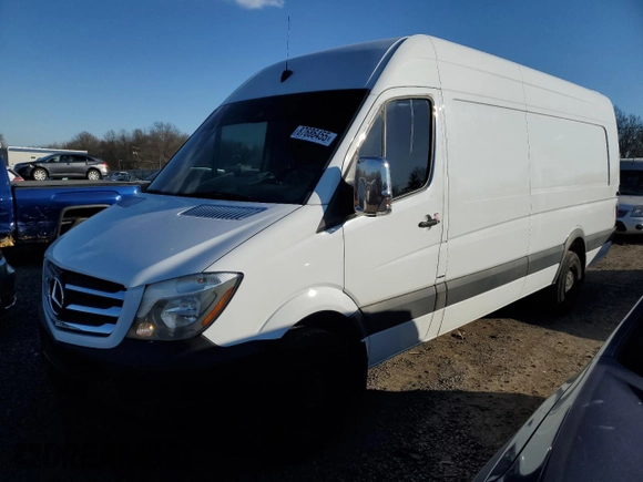 2016 Mercedes-Benz Sprinter with VIN WD3PE8DDXGP338397, listed as a Copart auction lot 87686455 with 153,434 mi miles and Salvage Title. Bid and sale history available at DreamBid. Image 1.