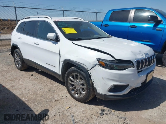 2021 Jeep Cherokee Latitude Lux with VIN 1C4PJLMX3MD176673, listed as a IAAI auction lot 41989569 with 64,156 mi miles and . Bid and sale history available at DreamBid. Image 1.