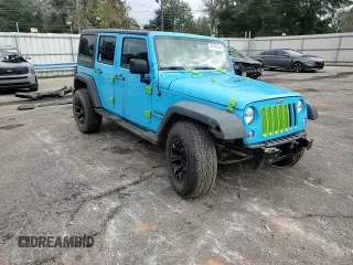 2018 Jeep Wrangler JK Unlimited Sport S with VIN 1C4BJWDG7JL888701, listed as a Copart auction lot 81190784 with 94,285 mi miles and Salvage Title. Bid and sale history available at carsss.com. Image 12.