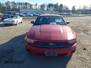 2012 Ford Mustang V6 with VIN 1ZVBP8EM4C5203508, listed as a IAAI auction lot 41688187 with 226,571 mi miles and . Bid and sale history available at DreamBid. Image 12.