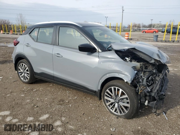 2024 Nissan Kicks SV with VIN 3N1CP5CV8RL494995, listed as a Copart auction lot 51074305 with 41,409 mi miles and Salvage Title. Bid and sale history available at DreamBid. Image 4.