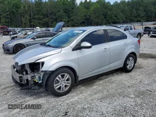 2015 Chevrolet Sonic LT with VIN 1G1JC5SH1F4185195, listed as a Copart auction lot 60878095 with 129,971 mi miles and Salvage title. Bid and sale history available at DreamBid. Image 1.