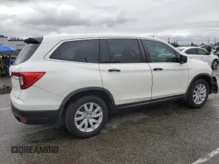2019 Honda Pilot LX with VIN 5FNYF5H12KB015096, listed as a Copart auction lot 48802345 with 94,445 mi miles and Salvage Title. Bid and sale history available at DreamBid. Image 3.
