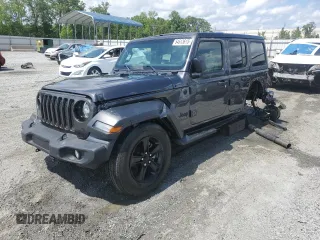 2022 Jeep Wrangler Unlimited Sport S z VIN 1C4HJXDG9NW149351, wystawiony jako Copart lot #54513615 z przebiegiem 9 873 mil mil oraz Szkoda całkowita • Salvage title. Historia ofert i sprzedaży dostępna na DreamBid. Obrazek 1.