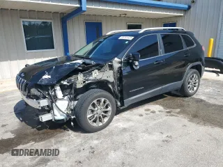 2019 Jeep Cherokee Latitude Plus z VIN 1C4PJLLB6KD406418, wystawiony jako Copart lot #55781925 z przebiegiem 77 138 mil mil oraz Szkoda całkowita • Salvage title. Historia ofert i sprzedaży dostępna na DreamBid. Obrazek 1.
