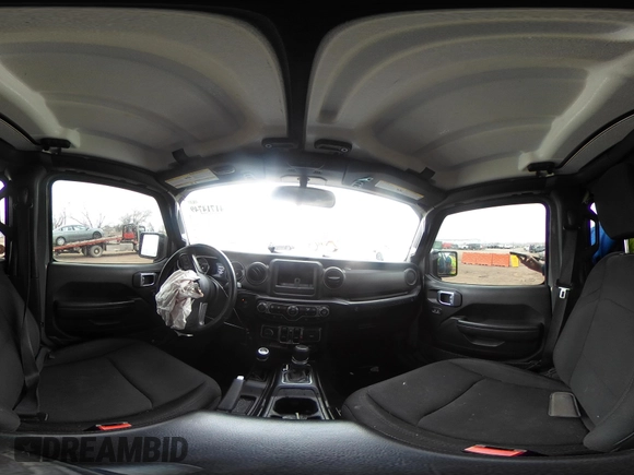 2022 Jeep Wrangler Unlimited Willys Sport with VIN 1C4HJXDM7NW151427, listed as a IAAI auction lot 41714749 with 39,130 mi miles and . Bid and sale history available at DreamBid. Image 18.