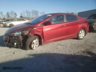 2016 Hyundai Elantra SE with VIN 5NPDH4AE0GH782115, listed as a Copart auction lot 50131375 with 138,978 mi miles and Salvage Title. Bid and sale history available at carsss.com. Image 1.