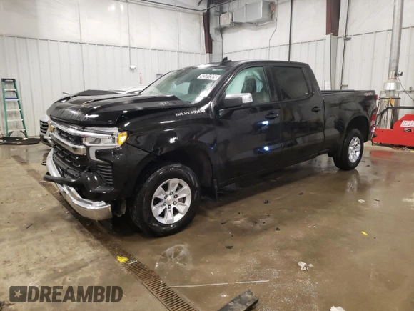 2023 Chevrolet Silverado 1500 LT with VIN 1GCUDDEDXPZ322787, listed as a Copart auction lot 42681305 with 40,075 mi miles and Salvage Title. Bid and sale history available at carsss.com. Image 1.