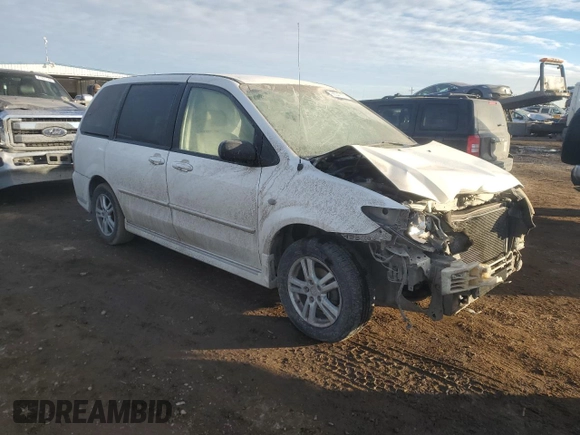 2004 Mazda MPV LX with VIN JM3LW28A240509136, listed as a Copart auction lot 88349155 with 148,710 mi miles and Salvage Title. Bid and sale history available at carsss.com. Image 4.