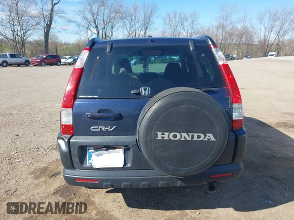 2006 Honda CR-V EX with VIN JHLRD78806C020371, listed as a IAAI auction lot 41812893 with 282,171 mi miles and . Bid and sale history available at carsss.com. Image 16.